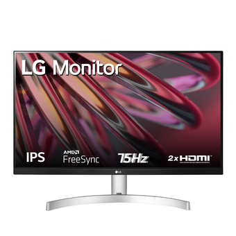 Lg 24mk600m-w monitor full hd 24 ips 75hz silver