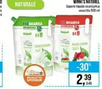Caddy's Winni's Naturel Sapone Liquido offerta