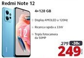Comet Xiaomi redmi note 12 16,9 cm (6.67) doppia sim android 12 4g usb tipo-c 4 gb 128 gb 5000 mah blu offerta