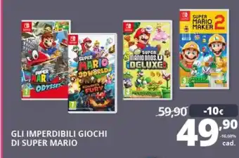 Comet Nintendo gli imperdibili giochi di super mario offerta
