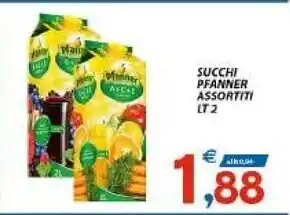 Vivo Supermercati Pfanner succhi di frutta offerta