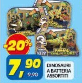 Risparmio Casa Dinosauri a batteria assortiti offerta