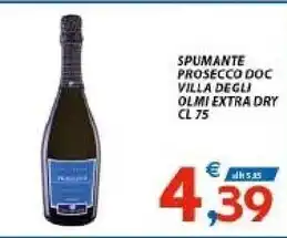 Vivo Supermercati Villa degli olmi prosecco offerta