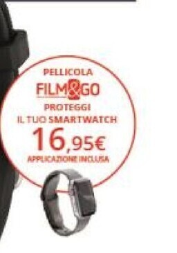 Comet Cellularline pellicola film & go proteggi il tuo smartwatch offerta