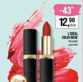 Caddy's L'Oreal Color Riche Rossetto offerta
