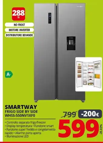 Comet Smartway frigo side by side whss-550nv1xf0 offerta