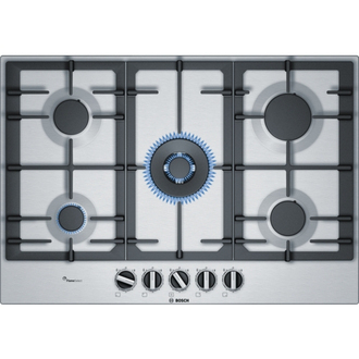 Comet Bosch serie 6 pcq7a5b90 piano cottura acciaio inossidabile da incasso gas 5 fornello(i) offerta