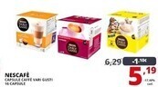 Comet Nescafé capsule caffe vari gusti 16 capsule offerta