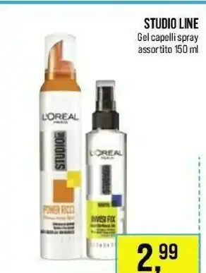 L'Oreal Studio Line Gel Capelli Spray