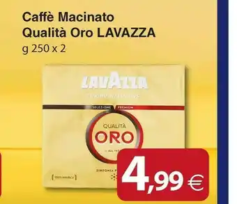 Docks Cash&Carry Lavazza Caffe Macinato Qualita Oro 250g offerta