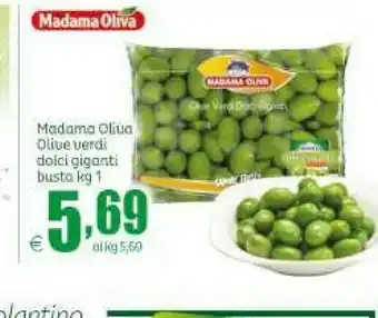 Elite Madama oliva Olive Verdi Dolci Giganti offerta