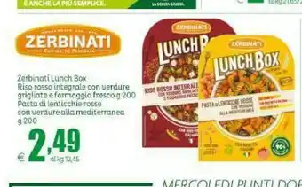 Elite Zerbinati Lunch Box Riso Rossa Integrale Con Verdure offerta