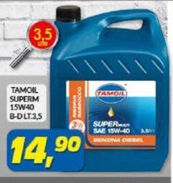 Risparmio Casa Tamoil Superm 15W40 B-D Lt. 3,5 offerta