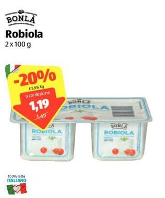 ALDI Bonlà Robiola 2x100g offerta