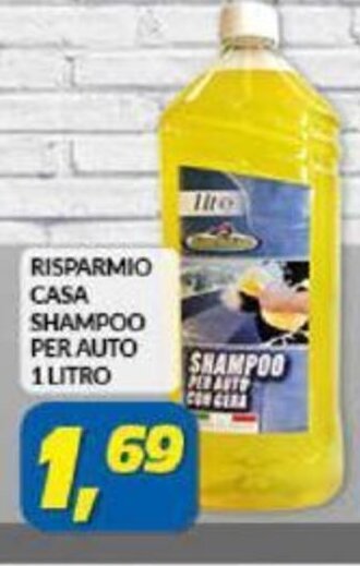 Risparmio Casa Risparmio Casa Shampoo per auto 1 litro offerta