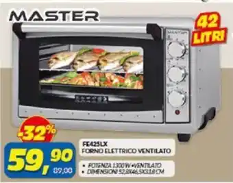 Master FE425LX Forno Elettrico Ventilato