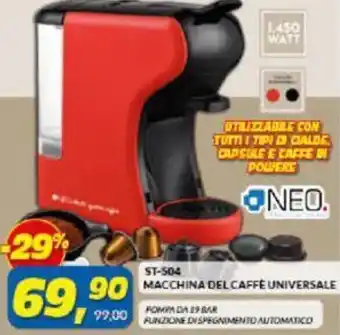 Risparmio Casa Neo ST-504 Macchina del Caffe' Universale offerta