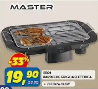 Risparmio Casa Master Barbecue Griglia elettrica offerta