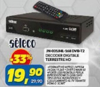 Risparmio Casa Seleco Decoder digitale terrestre HD offerta