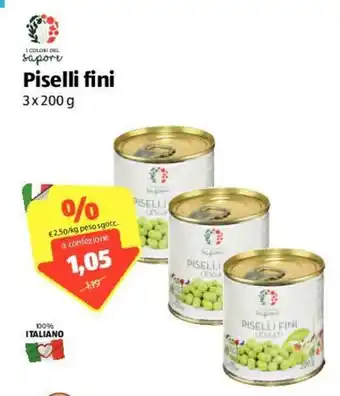 ALDI I Colori del Sapore Piselli fini 3x200g offerta