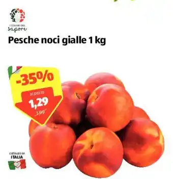 ALDI I Colori del Sapore Pesche noci gialle 1kg offerta