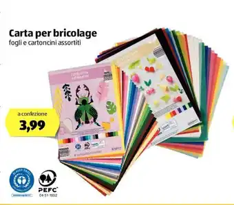ALDI Carta per bricolage offerta