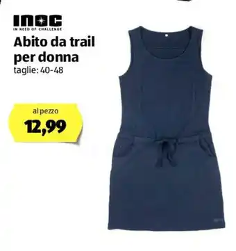 ALDI Inoc Abito da trail per donna offerta