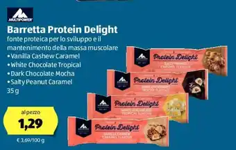ALDI Multipower Barretta Protein Delight 35g offerta