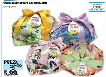 Coop Colombo incartata a mano maina offerta