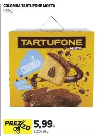 Coop Motta colomba tartufone offerta