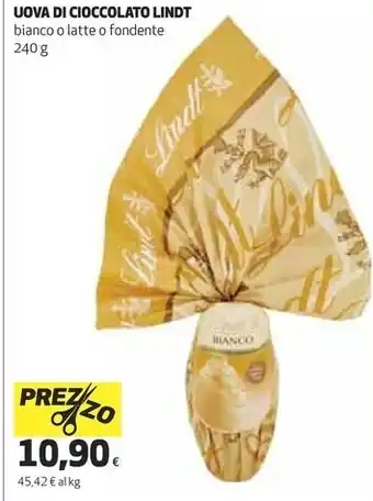 Coop Lindt uova di cioccolato offerta