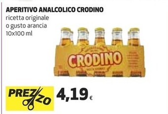 Coop Crodino - aperitivo analcolico offerta