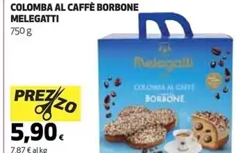 Coop Melegatti colomba al caffe borbone offerta