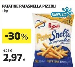 Coop Pizzoli patatine patasnella offerta