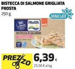 Coop Frosta bistecca di salmone grigliata offerta