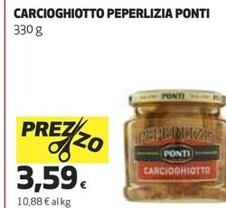 Coop Ponti carcioghiotto peperlizia offerta