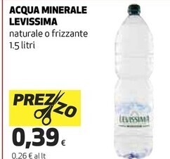 Coop Levissima acqua minerale offerta
