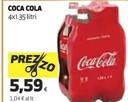 Coop Coca cola 4x1.5 litri offerta
