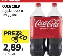 Coop Coca cola regular o zero offerta