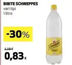 Coop Schweppes vari tipi offerta
