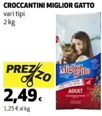 Coop Miglior gatto - croccantini offerta