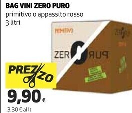 Coop Zero puro bag vini offerta