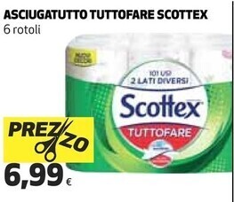 Coop Scottex asciugatutto tuttofare offerta