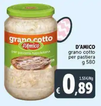 Deco Supermercati D'Amico Grano Cotto Per Pastiera 580 g offerta