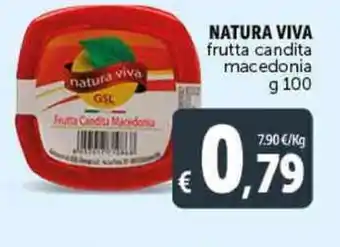Deco Supermercati Natura Viva Frutta Candita Macedonia g 100 offerta