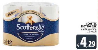 Deco Supermercati Scottex Scottonelle Carta Igienica 12 Rotoli offerta