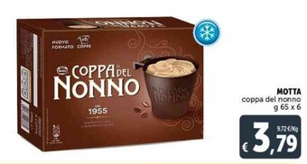 Deco Supermercati Motta Coppa Del Nonno g 65 x 6 offerta