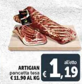 Deco Supermercati Artigian Pancetta Tesa offerta