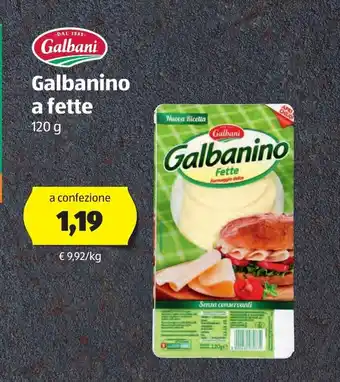 ALDI Galbani Galbanino A Fette 120g offerta