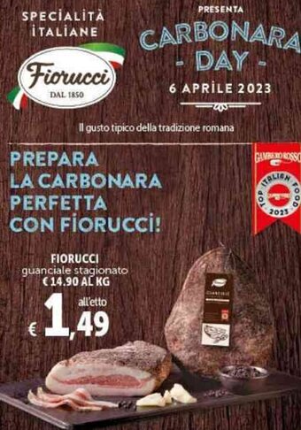 Deco Supermercati Fiorucci Guanciale Stagionato offerta